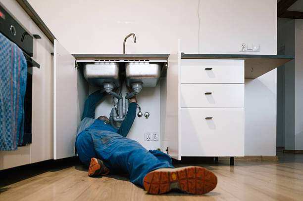 Professional Drain Cleaning technician working in Cherry Tree, PA